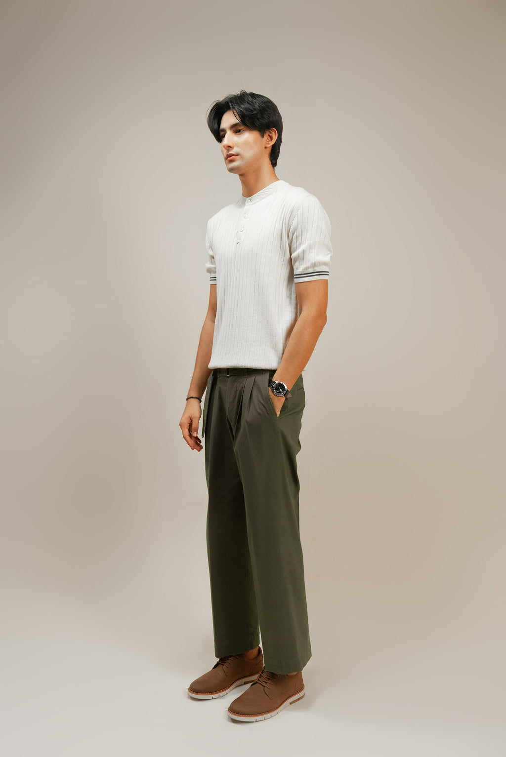 LE ROVÈRE TROUSER - Sage Green