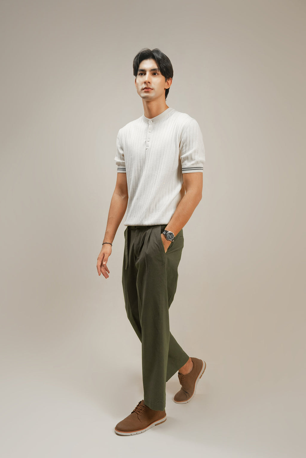 LE ROVÈRE TROUSER - Sage Green