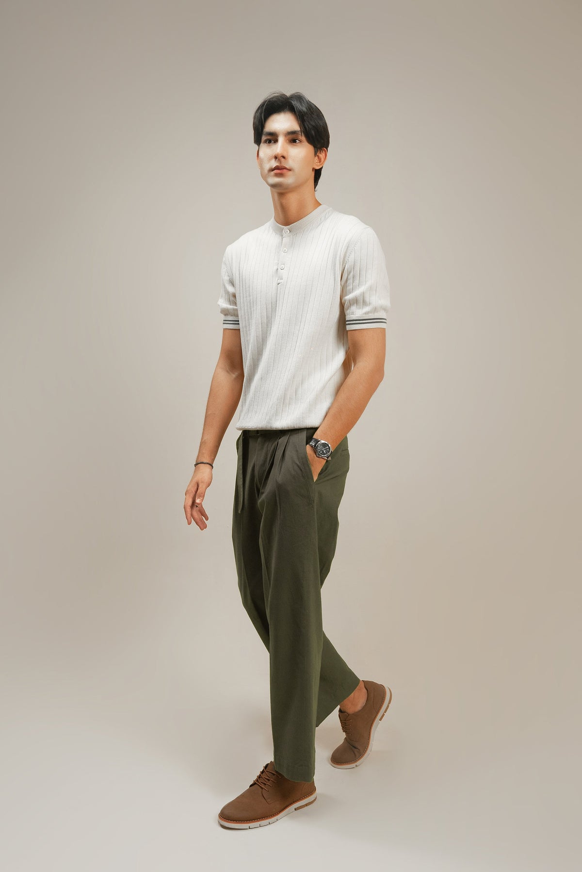 LE ROVÈRE TROUSER - Sage Green