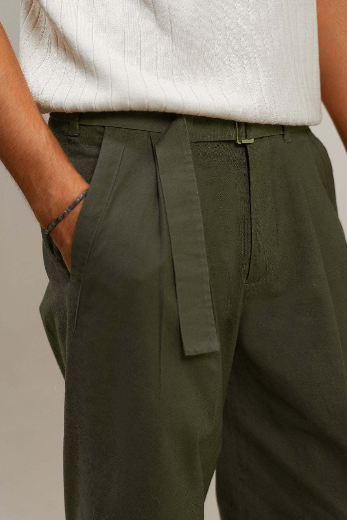 LE ROVÈRE TROUSER - Sage Green