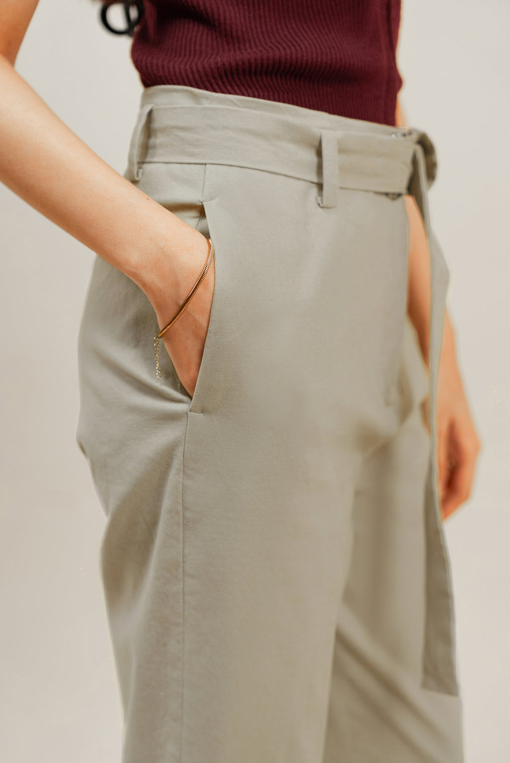 LE CÉLANE PANT - Beige