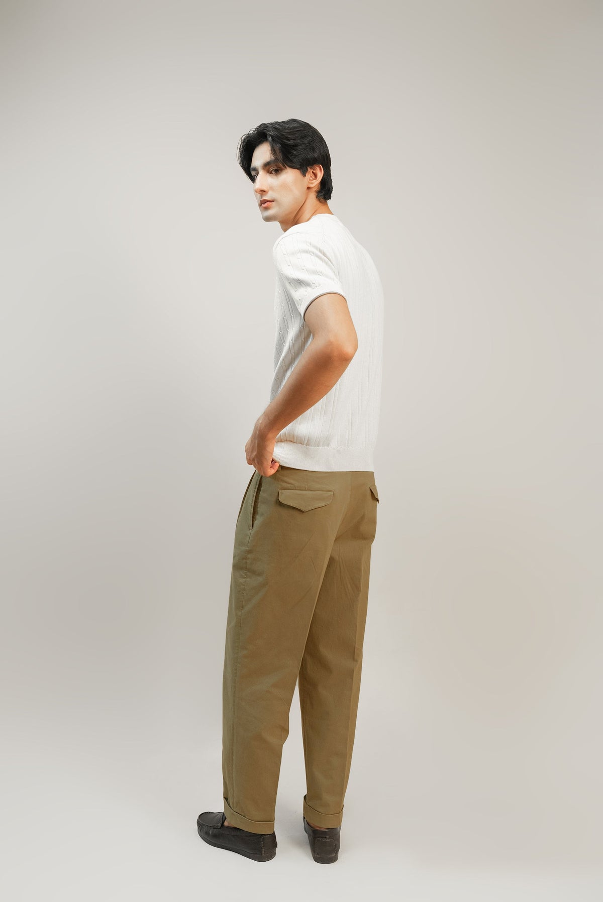 LE BRÉVAL PANT - Khaki