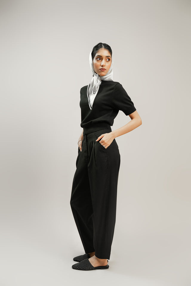 LE VÉRLIER HIGHWAIST PANT - Black