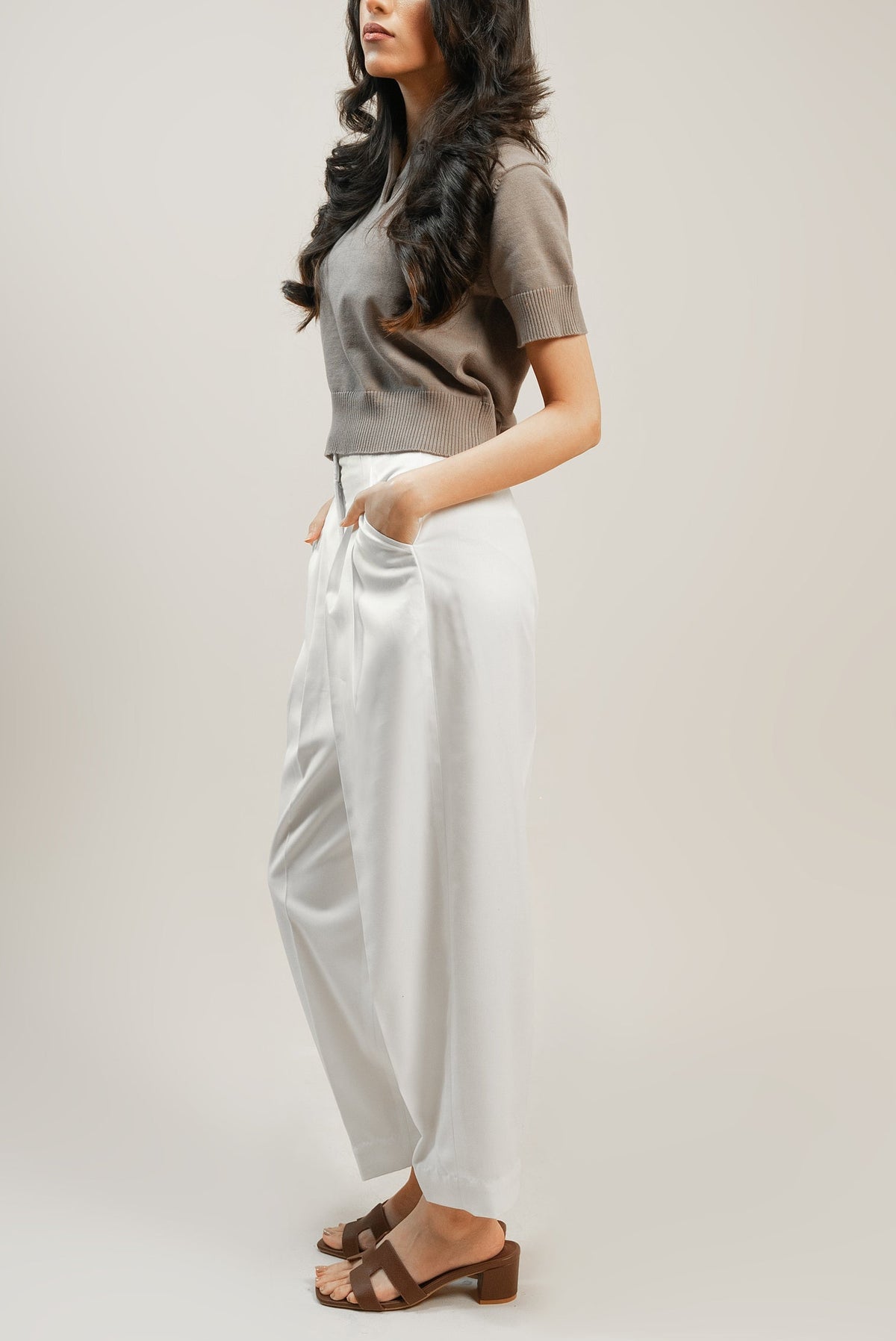 LE VÉRLIER HIGHWAIST PANT - White