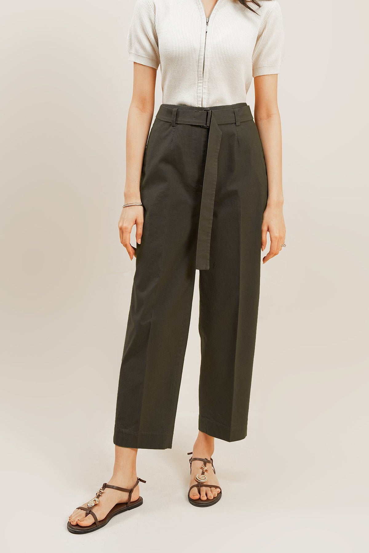 LE CÉLANE PANT - Sage Green