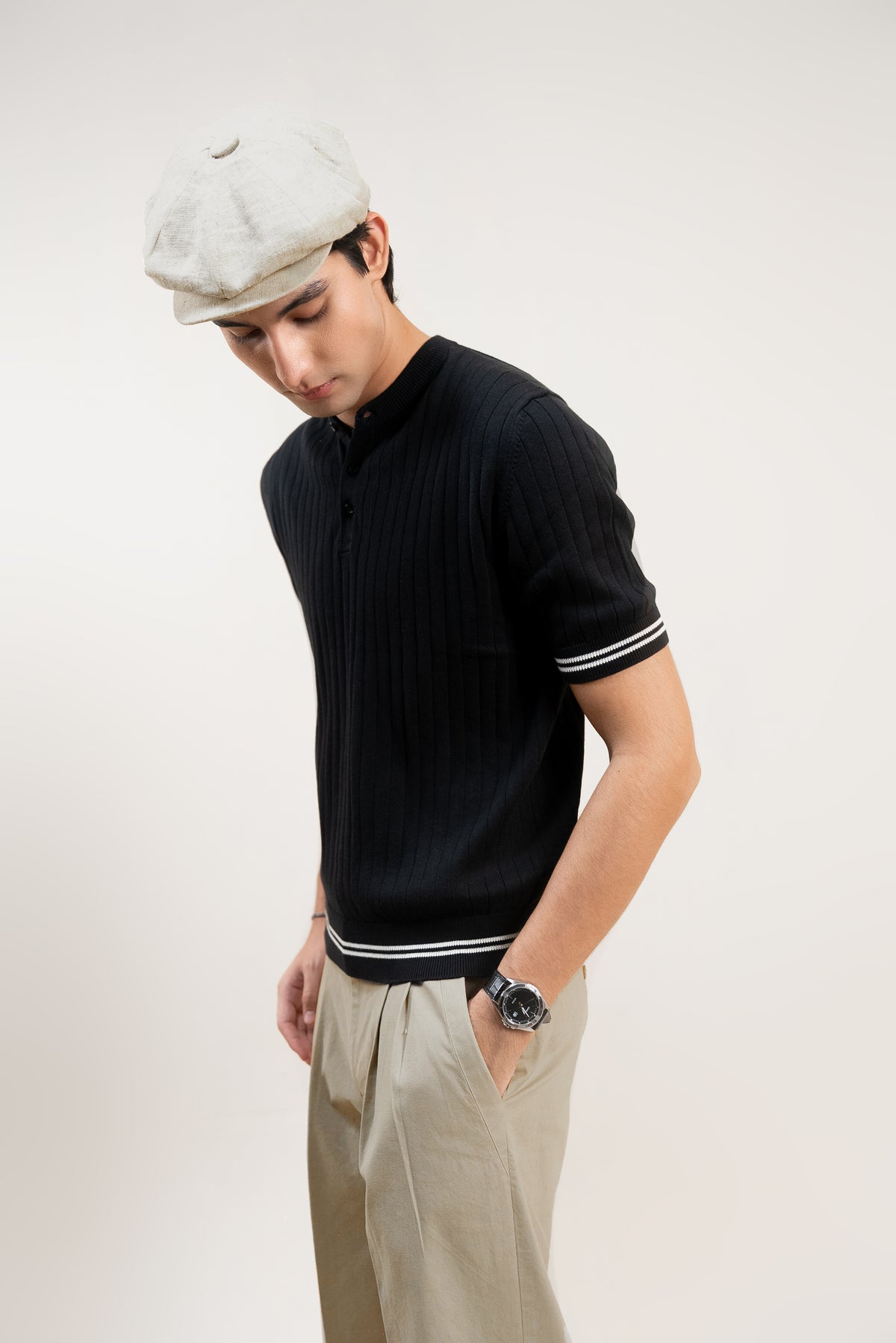 L’MERCIER HENLEY - Black
