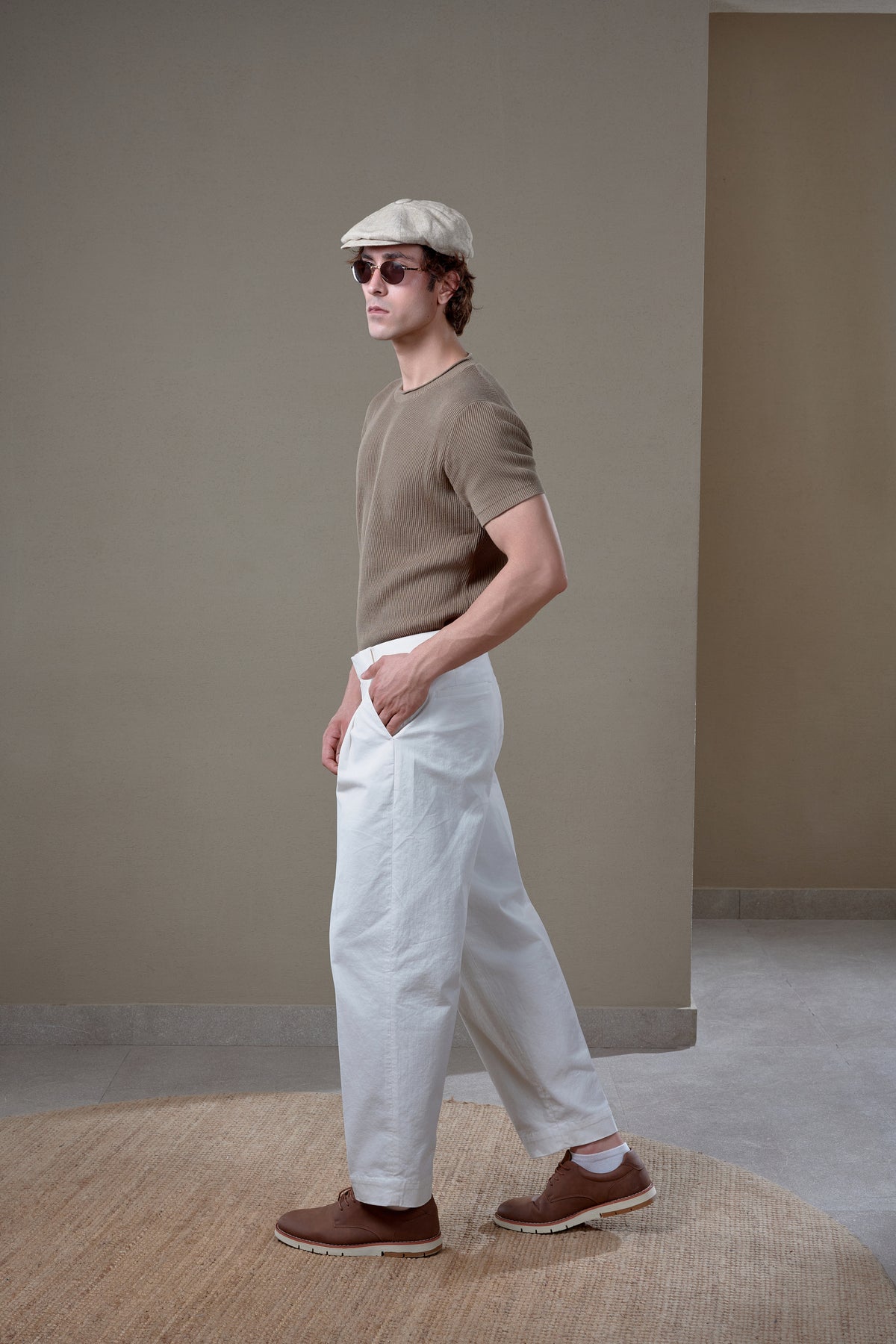 L’ARCHÈRE 40’S TAILORED PANT - White