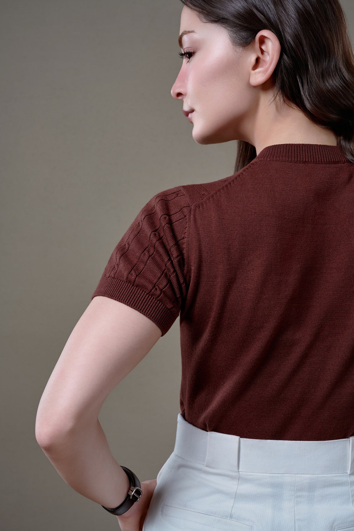 L’ÉLIANE 40’S TAILORED PANT - White
