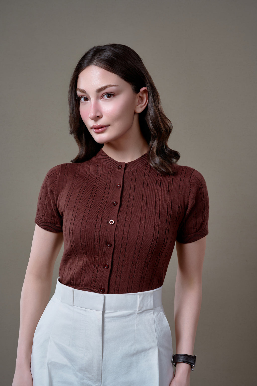 THE CALVAIRÉ CARDIGAN - Demitasse