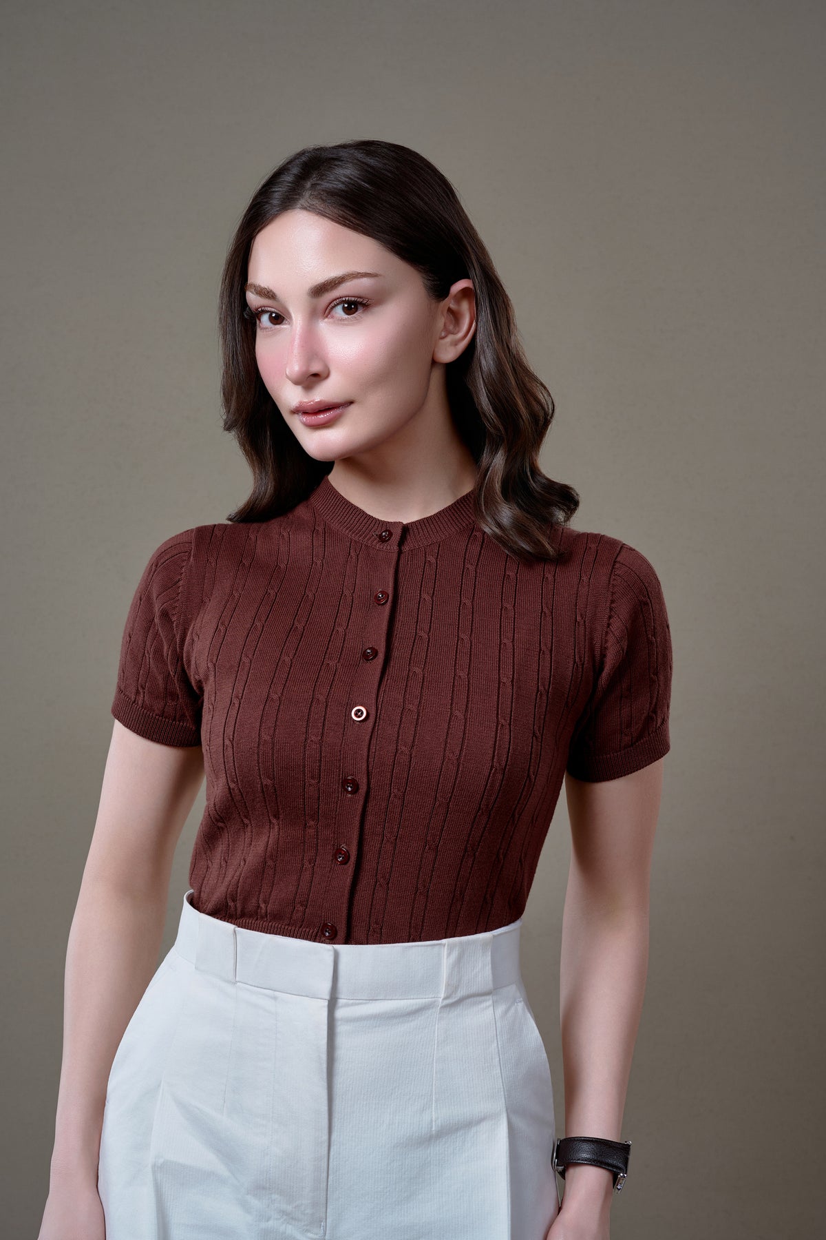 THE CALVAIRÉ CARDIGAN - Demitasse