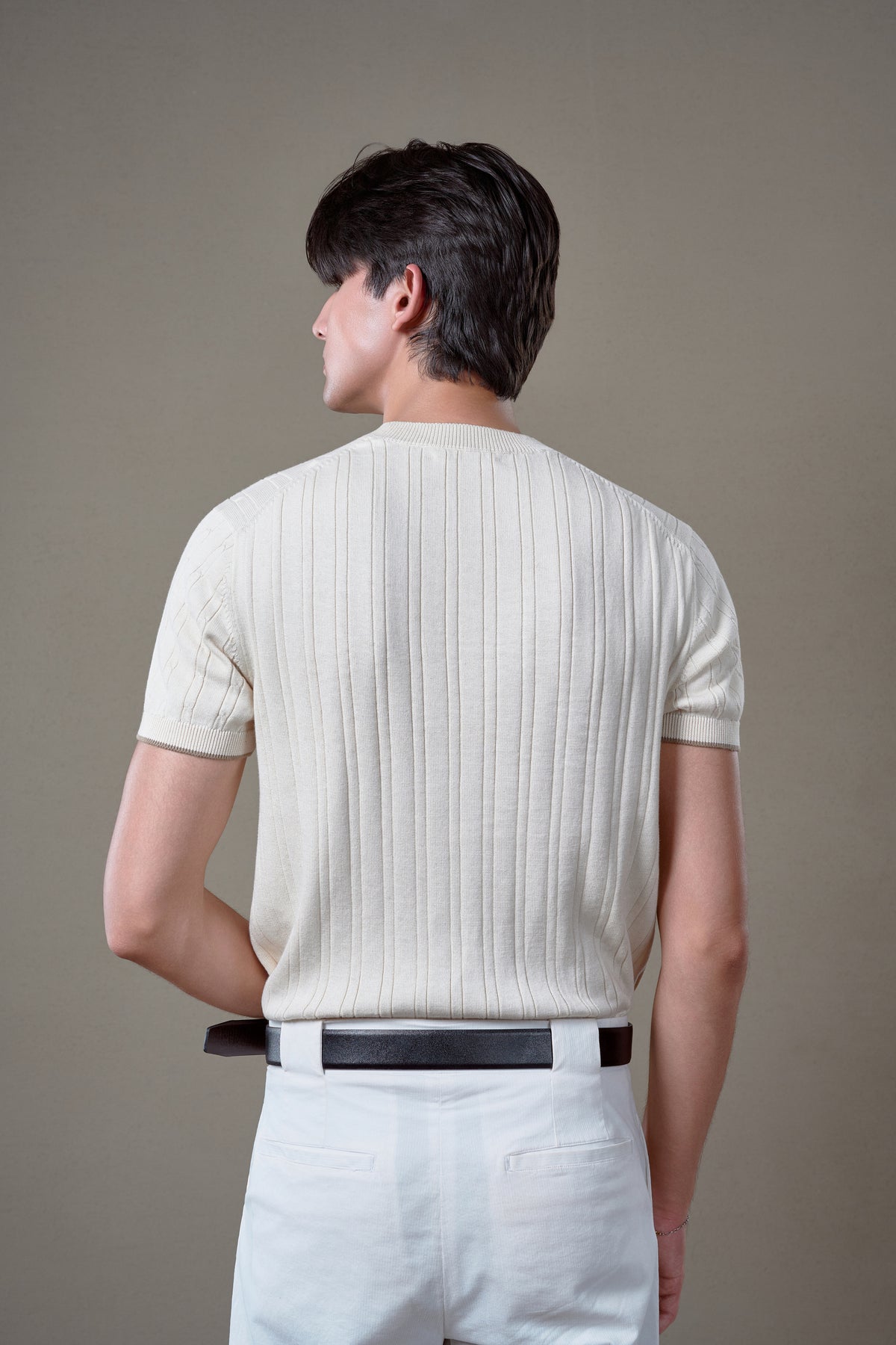 THE ARDENNE CREWNECK - Cloud Dancer