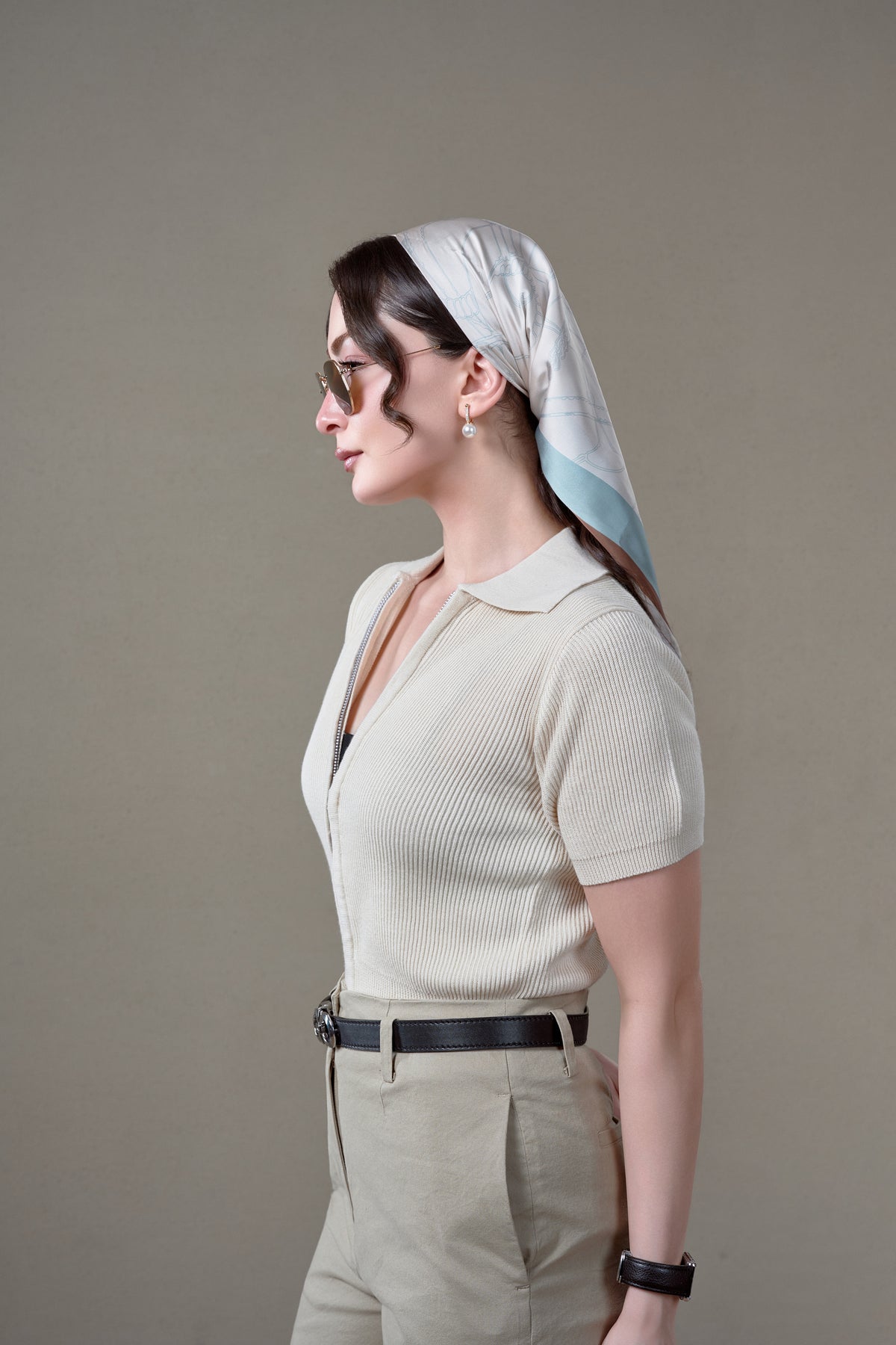 THE BELLAGIO ZIPPÉ CARDIGAN - Cloud Dancer